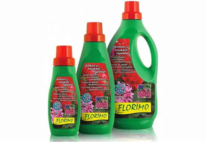 FLORIMO® TEKUTÉ HNOJIVO PRO MUŠKÁTY A BALKONOVÉ ROSTLINY